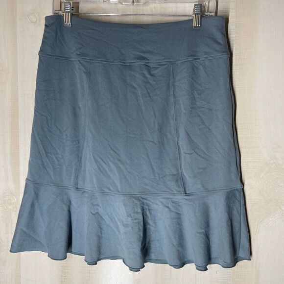 Athleta blue skirt with ruffle, size medium - Picture 8 of 15